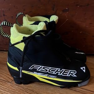 Cross country ski boot, kids.